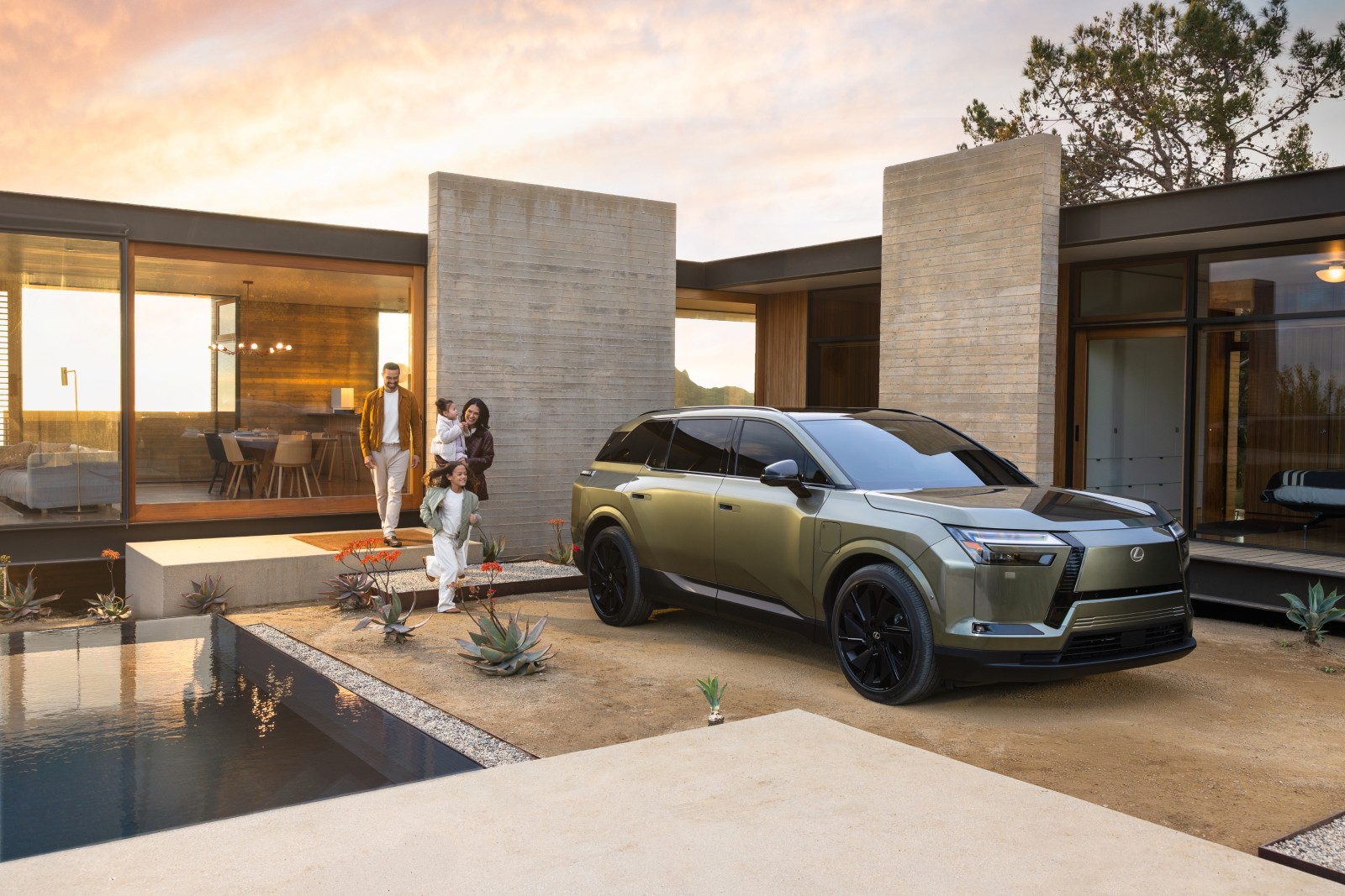 Lexus TZ Debuts as a Global Three-Row Electric SUV