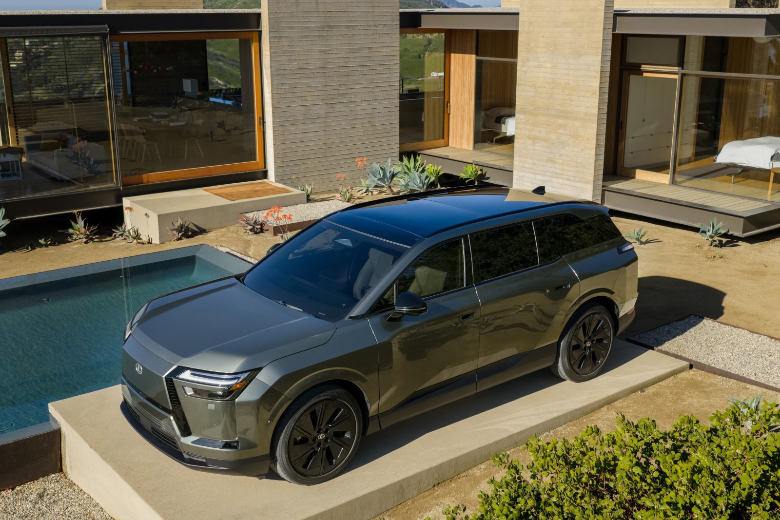 Lexus TZ Debuts as a Global Three-Row Electric SUV